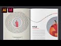 How to make this easy word spiral layout  indesign layouts episode 10