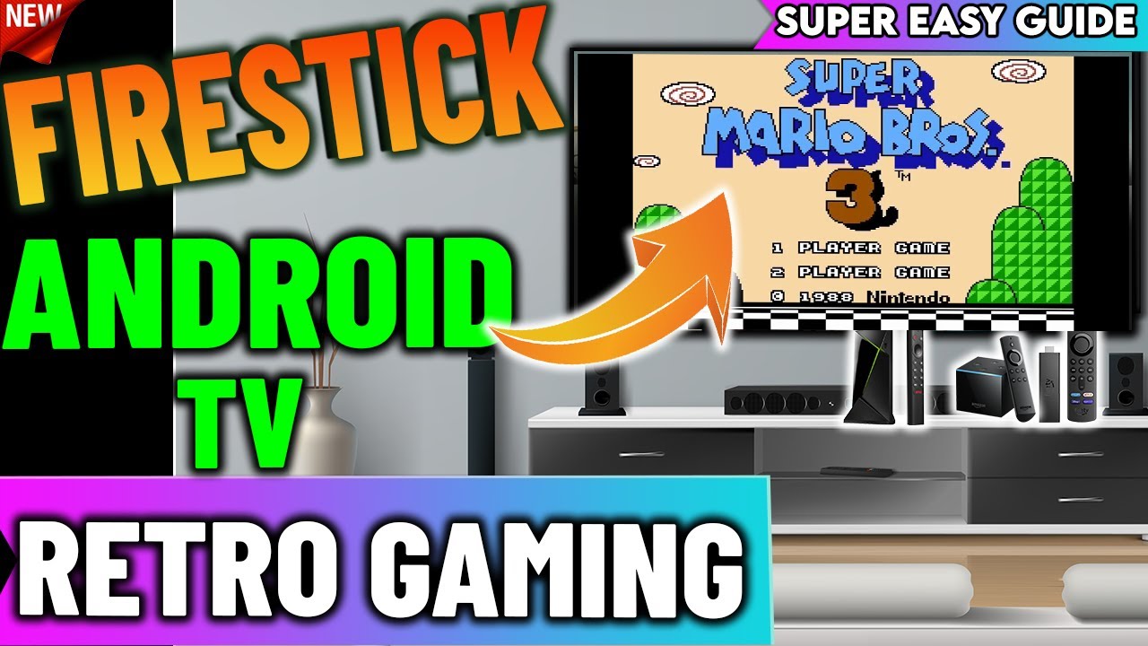 🔴RETRO GAMING ANDROID TV & FIRESTICK (EASY GUIDE)