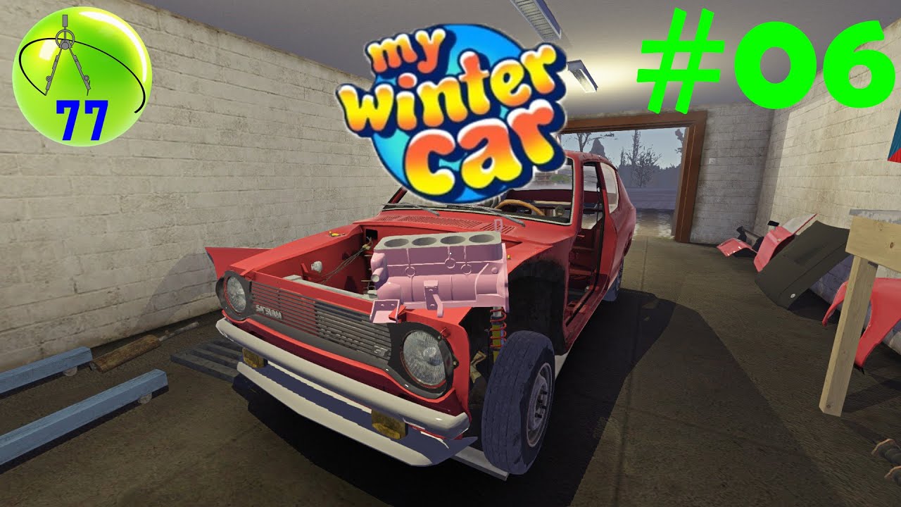 My Winter Car / MSC mod + G29  006 -  Kompletujeme Satsumu ( motor) (1080p60) Cz/Sk