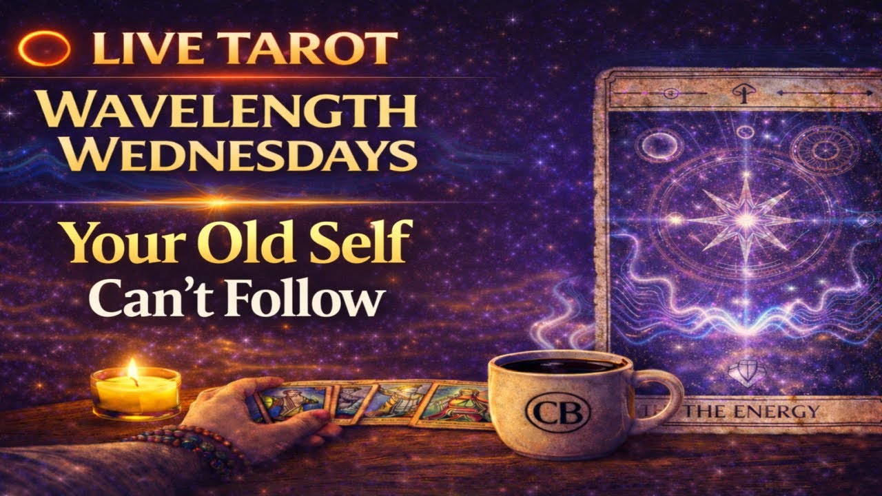 🔴 WAVELENGTH WEDNESDAYS 🌌 LIVE TAROT Your Old Self Can’t Follow 🌀 #mrcosmic #Transformation thumbnail