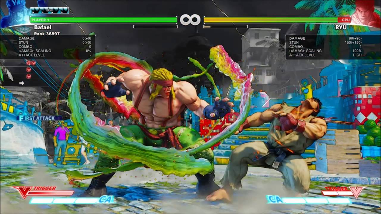 SFV: Alex max range V-trigger conversion