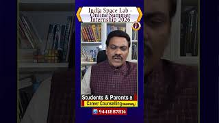 Apply Fast | April 27 &amp; June 10 Deadlines | India Space Lab - Online Summer Internship 2026 |