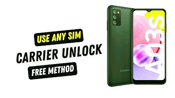 SIM Network Unlock Code for Samsung Galaxy A03s