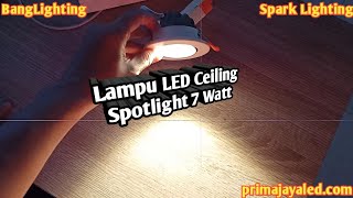 UNBOXING LAMPU LED IN-LITE 7 WATT, MURAH TAPI BERKUALITAS | Pesanan dari Shopee, Beli 3 Geratis 1
