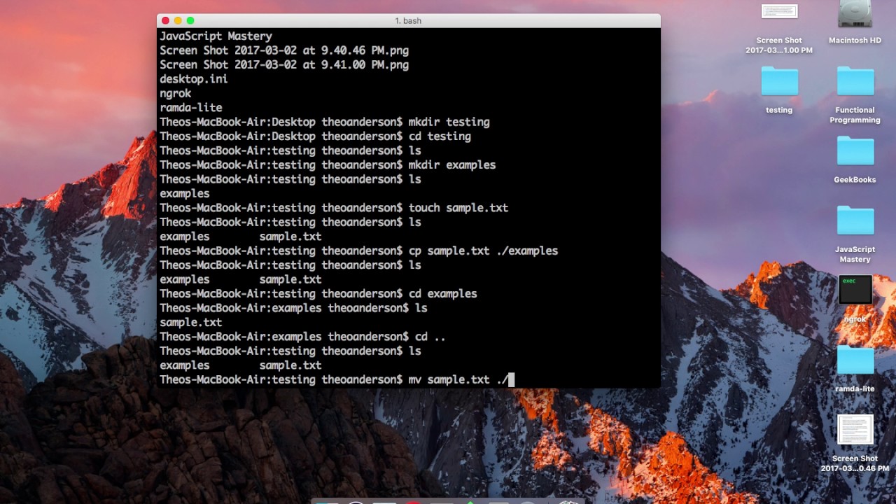 Learn The Command Line In 5 Minutes - YouTube