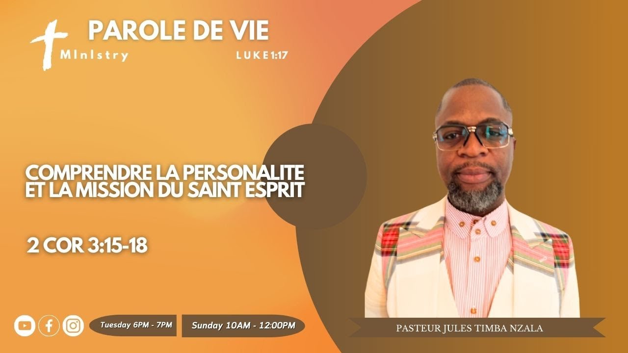 COMPRENDRE LA PERSONALITE ET LA MISSION DU SAINT ESPRIT - YouTube