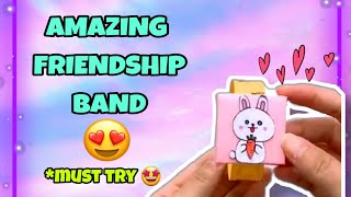 FRINDSHIP DAY GIFT IDEAS IN LOCKDOWN/ HOW TO MAKE PAPER FRIENDSHIP BAND/ FRINDSHIP BRACELET AT HOME