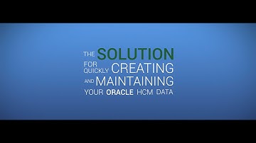 LucoLoader. The solution for quickly creating and maintaining your Oracle HCM Data