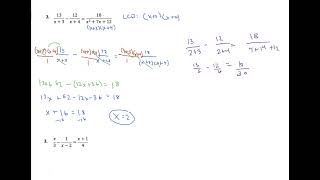 7 6 Solving Rational Equations