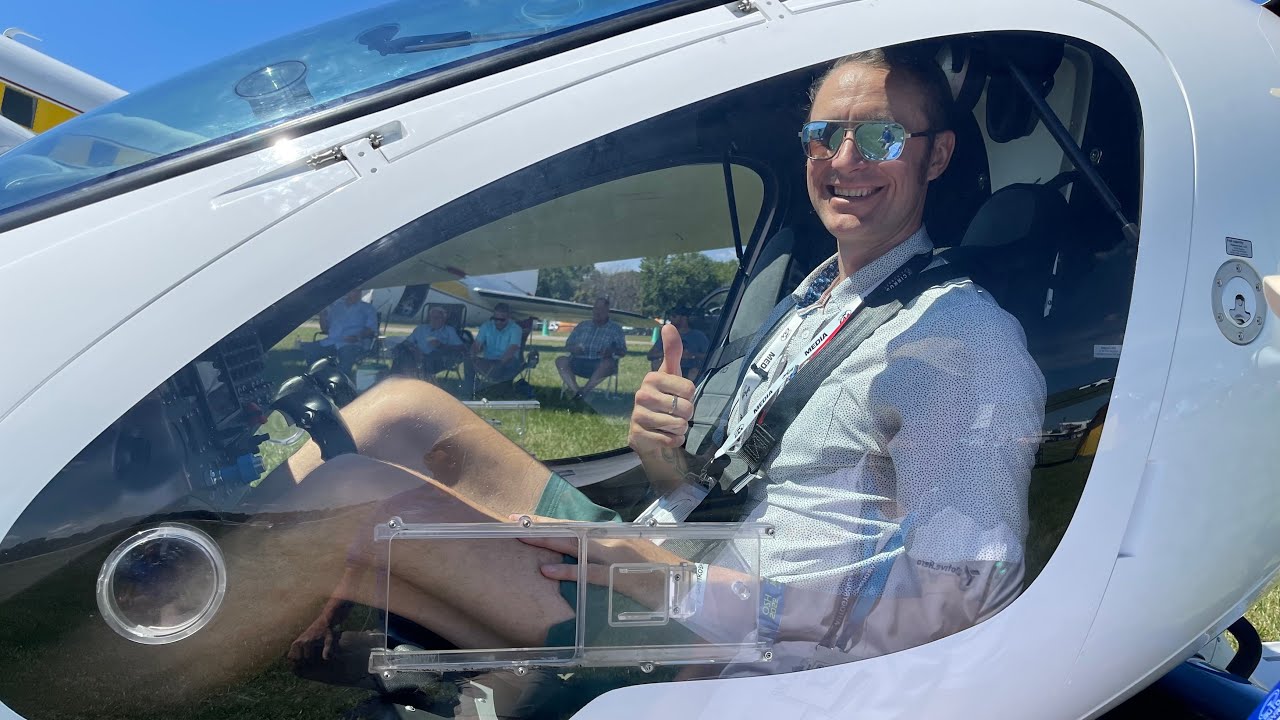 First Gyrocopter Flight Oshkosh 2022 Cavalon 915iS by AutoGyro YouTube