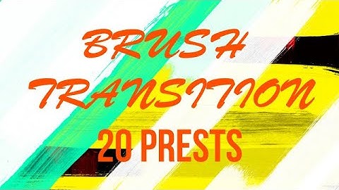 Brush Transitions Pack Stock Motion Graphics