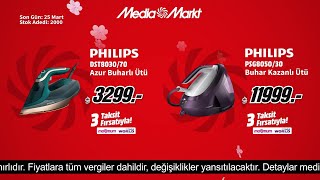 Bahar temizliği sizden, teknolojileri MediaMarkt’tan! | Philips Buharlı Ütü  & Buhar Kazanlı Ütü