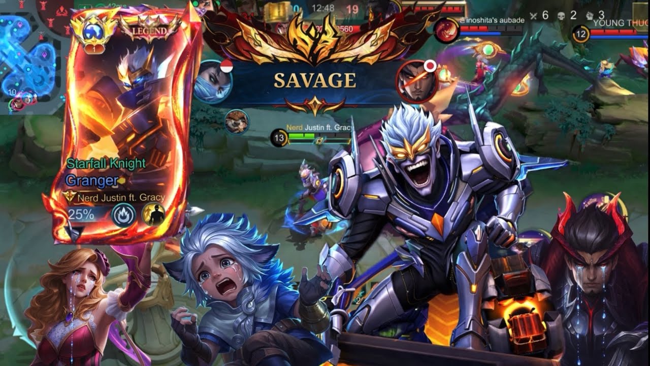 Granger Savage & Clutch Highlights 🔥 Ranked Gameplay Domination | MLBB