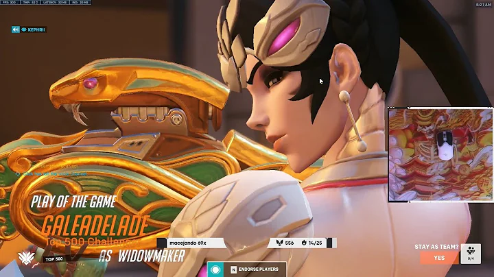POTG! GALE INSANE ASHE + WIDOWMAKER GAMEPLAY OVERW...