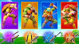 EL DESAFÍO DE LAS TORTUGAS NINJA EN FORTNITE