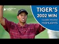 Tiger Woods shoots 66 to win 2002 WGC | Classic Round Highlights