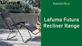 lafuma air comfort futura sunlounger graphite