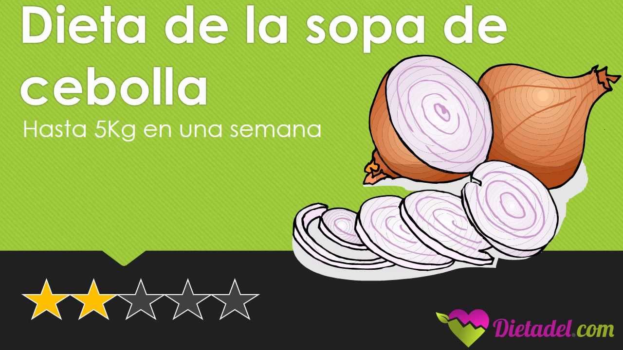 Sopas de cebolla dieta