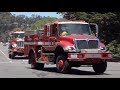 [Major Response] CalFire Fire Trucks Responding to a WildFire! + ON SCENE!