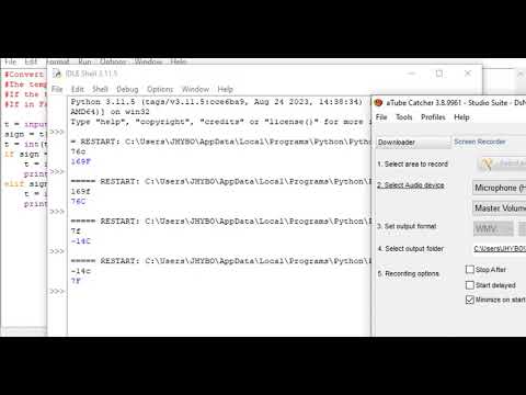 python program to convert Celsius to Fahrenheit or vice versa
