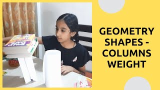 Geometry shapes - columns weight | Happy Children's day  | DIY science projects | DIY science toys