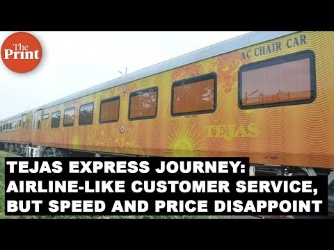 Tejas Express journey: Airline-like customer service, but speed and price disappoint passengers