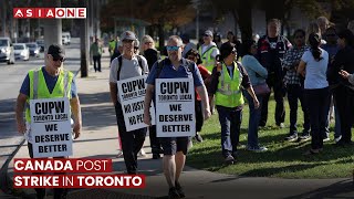 Canada Post Strike Continues | Workers Protest Postal Service Overhaul in Toronto | Asia One News