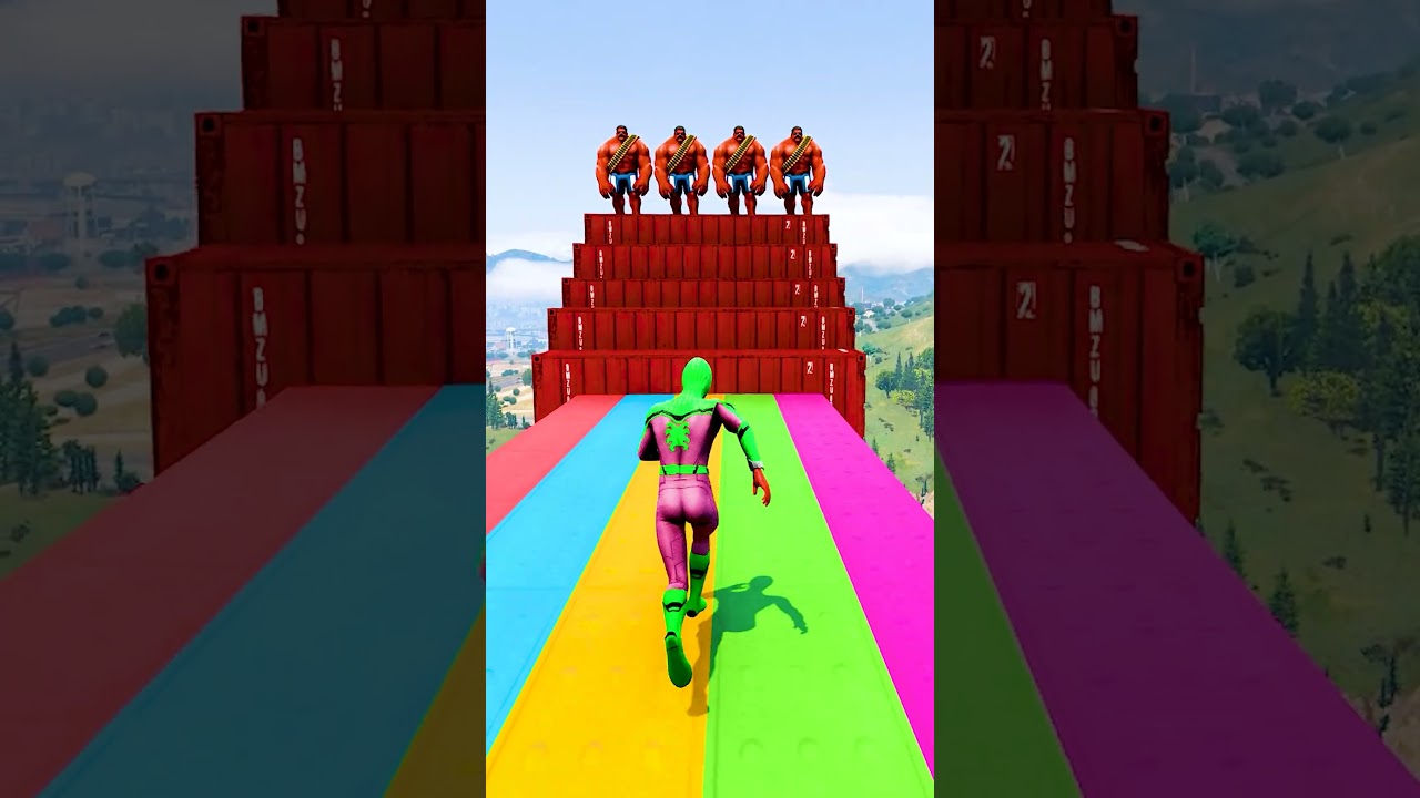 GTA 5 Epic Water Ragdolls | Spider-Man Jumps / Fails ep.16462 