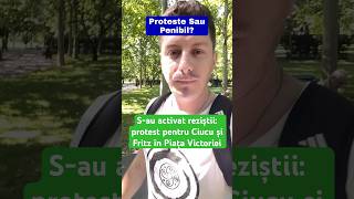 S-au activat reziștii: protest pentru Ciucu și Fritz în Piața Victoriei
