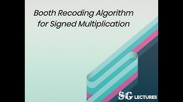 Booth Recoding Algorithm for Multiplication of Signed Numbers  in Tamil | Integer Arithmetic