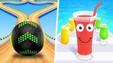 Going Balls Vs Juice Run All Levels New Update Android iOS Gameplay Walkthrough 🍓🍑🍅🍎