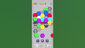 Hexa Sort Level 53 #hexasort #games #gaming #puzzle