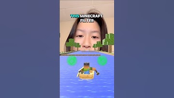 Trying out the Boat Minecraft Game #minecraft #filter #games