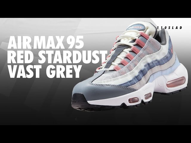 New Nike Air Max 95 Grey Red Stardust DM0011-008 (Detailed First Look) - YouTube