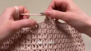 Узор крючком для рафии/JiJi вязание/crochet pattern