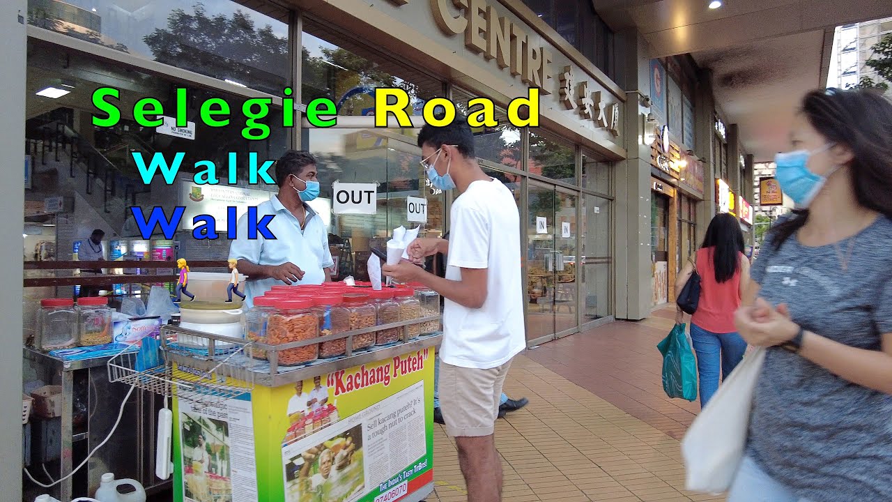 Prinsep Street and  Selegie Road - Singapore Scene 4K