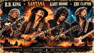 B.B. King, Santana, Gary Moore & Eric Clapton 🔥 | Midnight Blues Guitar Legends (Inspired Tribute)
