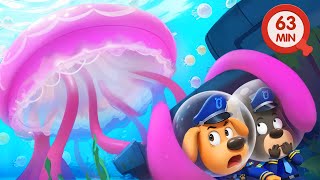 Underwater Monster | Police Rescue Adventure | Safety Tips | Kids Cartoons | Sheriff Labrador