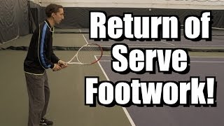Return of Serve Footwork Lesson - Serve Return - Split Step Instruction Profile