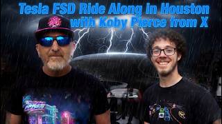 Tesla FSD Ride Along in Houston with Koby Pierce from X!