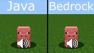 sounds Java vs Bedrock 2