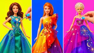 3 Magical Doll Dresses You Can Actually Make at Home! 🪄👗