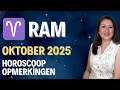 ♈ Ram horoscoop Oktober 2025