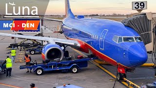 Southwest Airlines Boeing 737-700 Flight From Kansas City to Denver