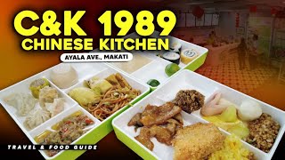 NEW PHP 449 UNLIMITED CHINESE BUFFET in Ayala, Makati! | C&K 1989 | 4K Food Guide