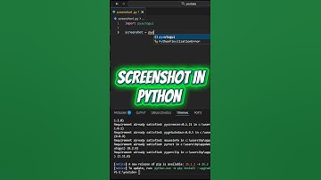 Python Screenshot Hack 📸 | Take Screenshot in Just 1 Line 🔥 | Python Tricks for Beginners #shorts