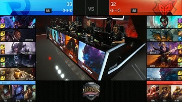 G2 vs OG Game 2 Highlights - G2 ESPORTS vs ORIGEN EU LCS Week 5 Summer 2016