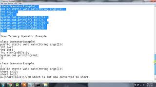 operator in java Part 2