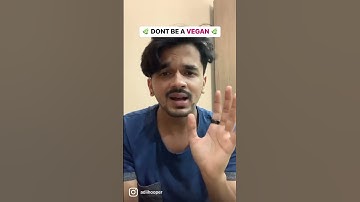 Kyu bane vegan?