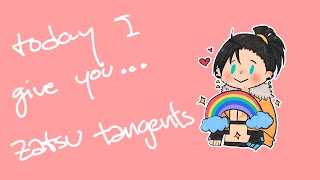 【Zatsu】 If I make my zatsu topic "Tangents" the counter doesn't increase, does it?